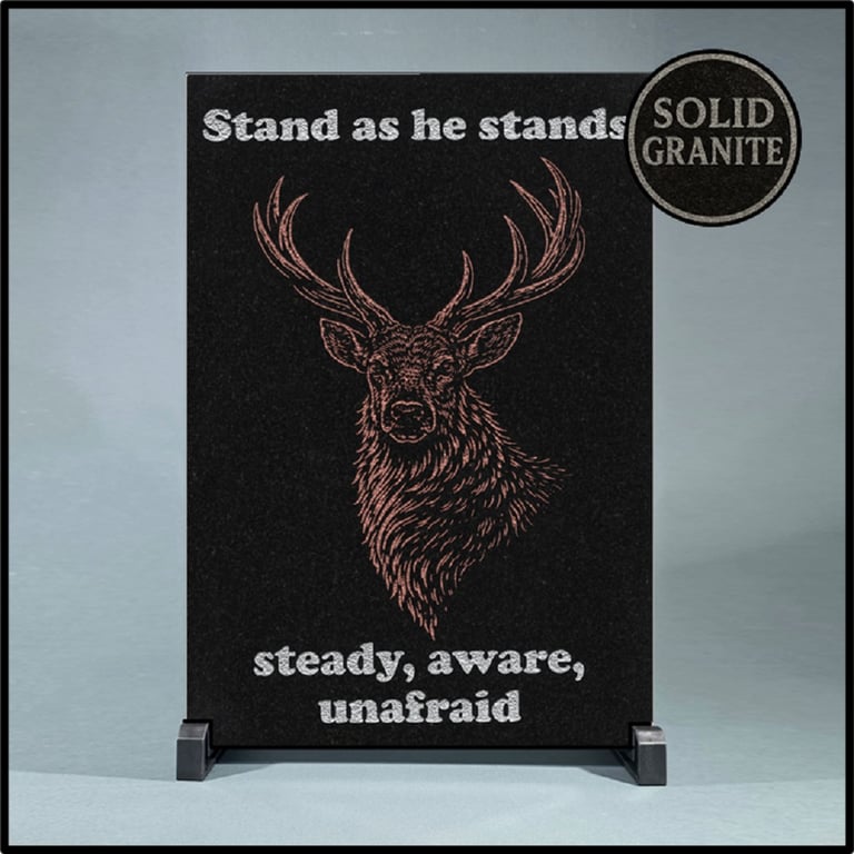  Stand as He Stands - Nature Wisdom  (Stag)
