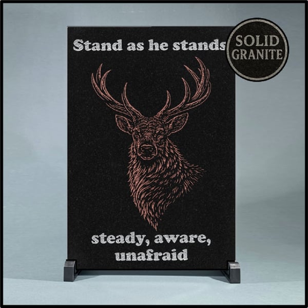  Stand as He Stands - Nature Wisdom  (Stag)