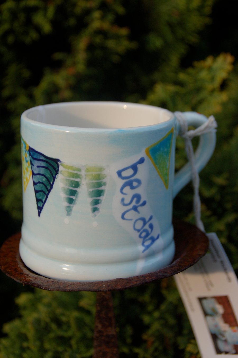 Best Dad Bunting mug