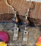 Leopardskin Jasper Silver Earrings - Image 1