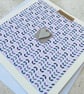 Happy birthday Handmade ceramic Gift card, greetings card, love heart card - Image 2