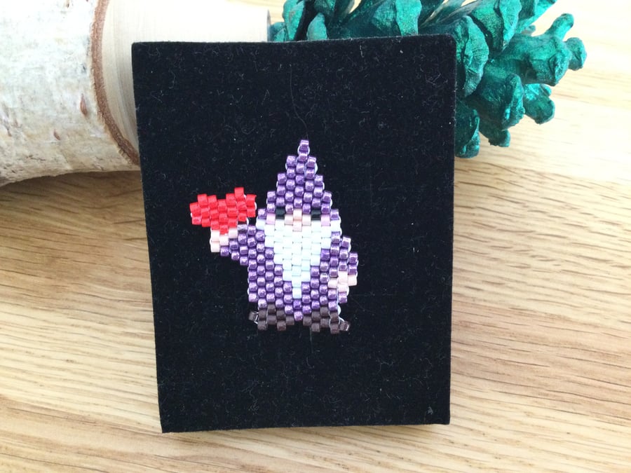 Gnome Wizard and Heart Brooch