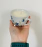 Blueberry and Vanilla Tea Cup Candle Summer Seconds - Image 1
