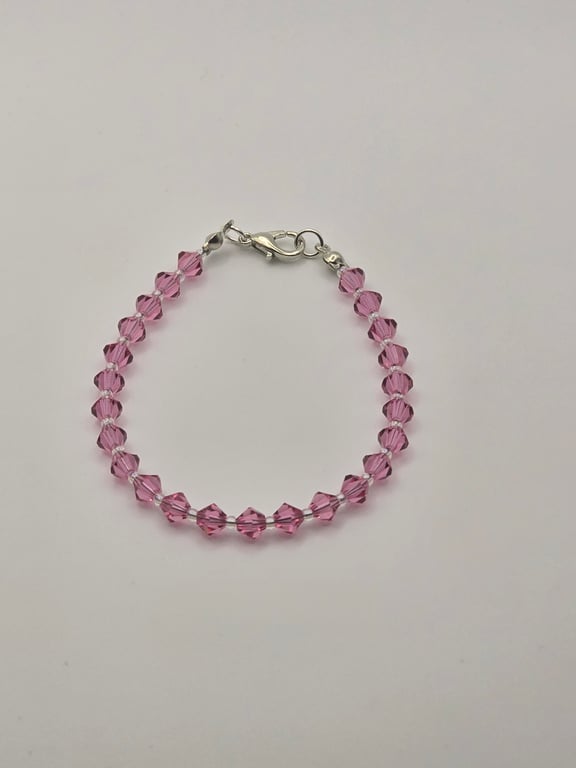 Preciosa Crystal Bracelet -  Rose