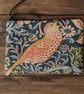 William Morris Strawberry Thief May Pouch Indigo - Image 2