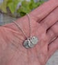 Sterling Silver Wildflower Trio Disc Necklace - JBJ2078 - Image 3