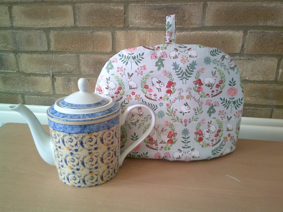 Rabbits and Toadstools Teacosy