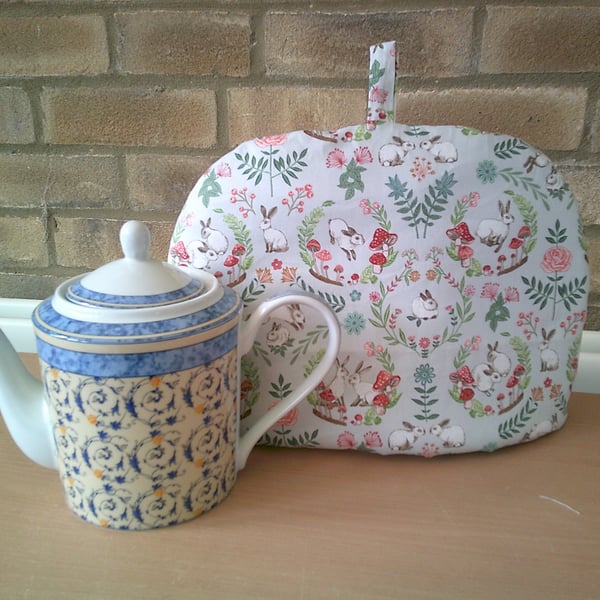Rabbits and Toadstools Teacosy