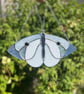 White Stained Glass Butterfly - wildlife gift - Image 4