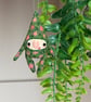 Floral Gnome Miniature Spun Cotton Art Doll - Image 5