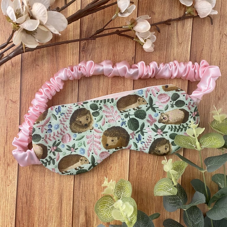 Cosy Hedgehog Sleep Mask - Animal Sleep Mask for Better Sleep and Comfort
