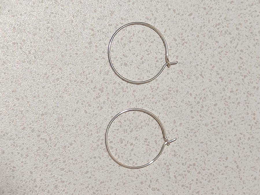 Sterling silver 925 hoop- ADD ON