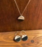 Monochrome porcelain necklace & earring collection