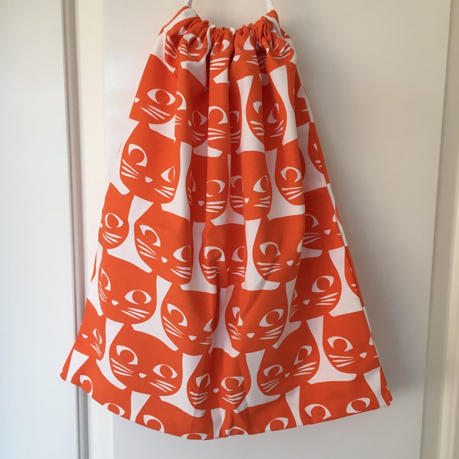 Orange Cat Kit Bag