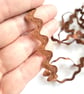 Brown Ric Rac Ribbon Trim, 5 Metres, 11mm Wide Decorative Braid sewing supplies