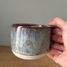 Handmade stoneware mug, 270ml ceramic mug, Homeware gift, summer seconds
