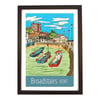 Broadstairs Kent travel poster print by Susie West