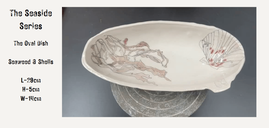 The Oval Dish - The Seaside Series