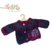 Reserved for Beverly - Embroidered Hand Knitted Spring Cardigan