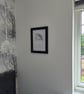 Original hand-drawn Hedgehog Portrait - Hedgehog drinking Tea - Image 2