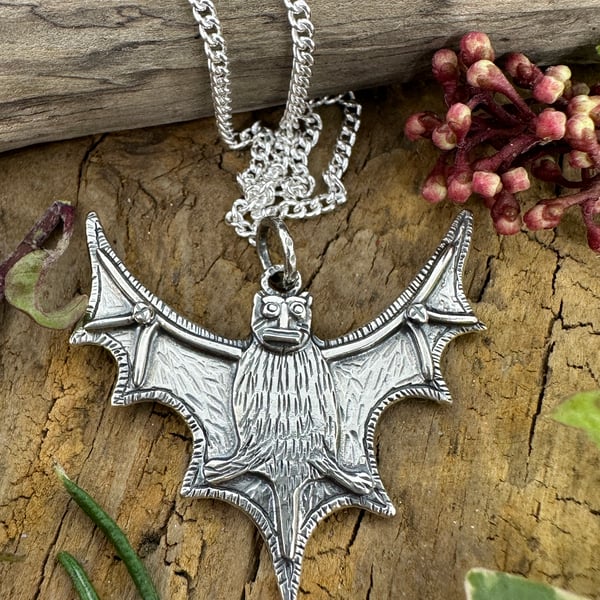 Medieval Bat Pendant
