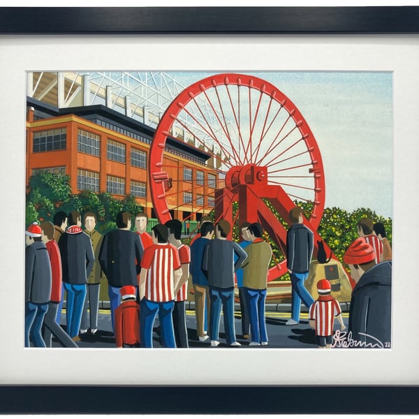 Sunderland, Framed & Unframed Fine Art Print Football AFC, Stadium Gift