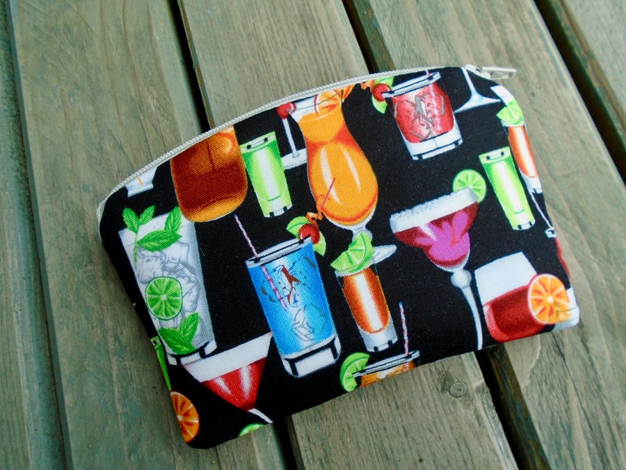 Cotton Purse - Mini Make Up Bag 