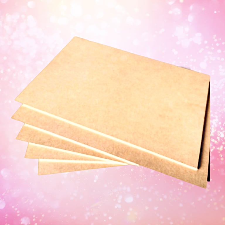 5 SHEETS OF A4 MDF 3MM THICK