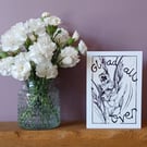 'Glad all Over' Greetings Card