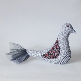 Bird cushion - Grey Nate