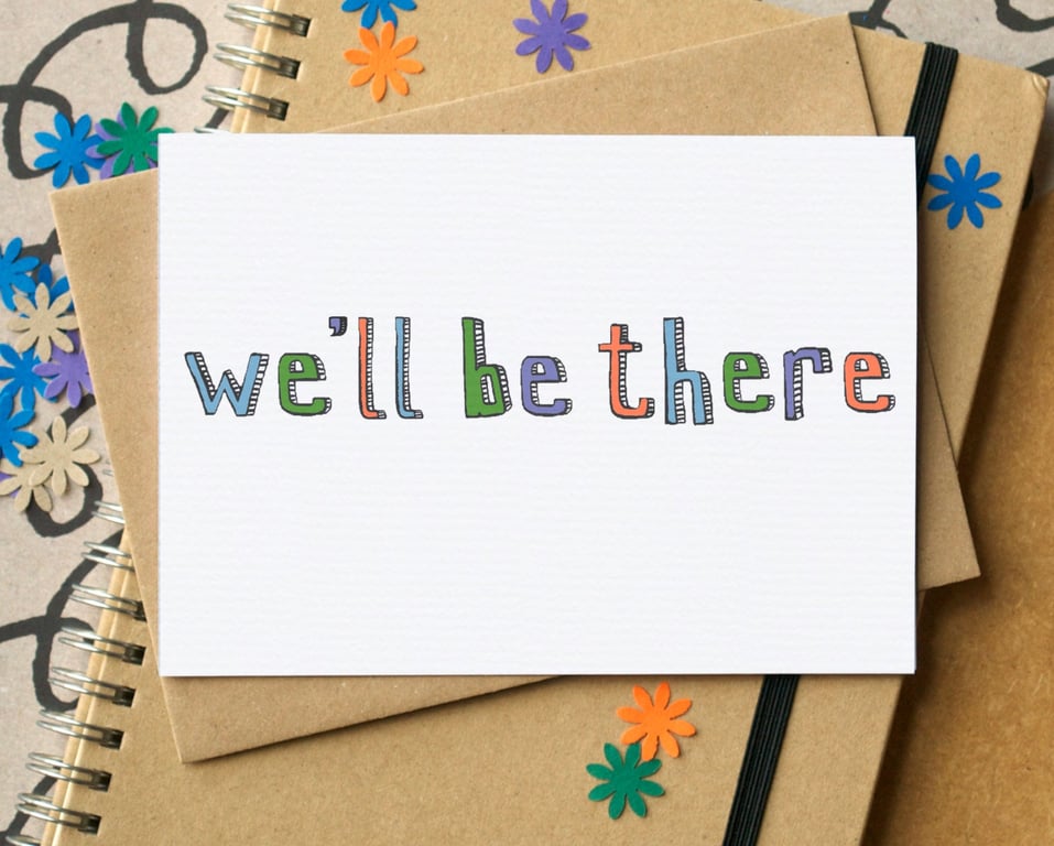 Simple Wedding Acceptance Card