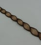 Pyrographed leather bracelet (rope) - Image 1