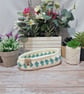 Glasses or trinket basket, hand crocheted  - Image 1