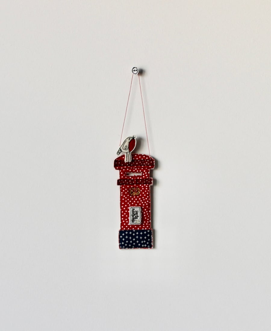 Dotty Posting Box - Hanging Decoration