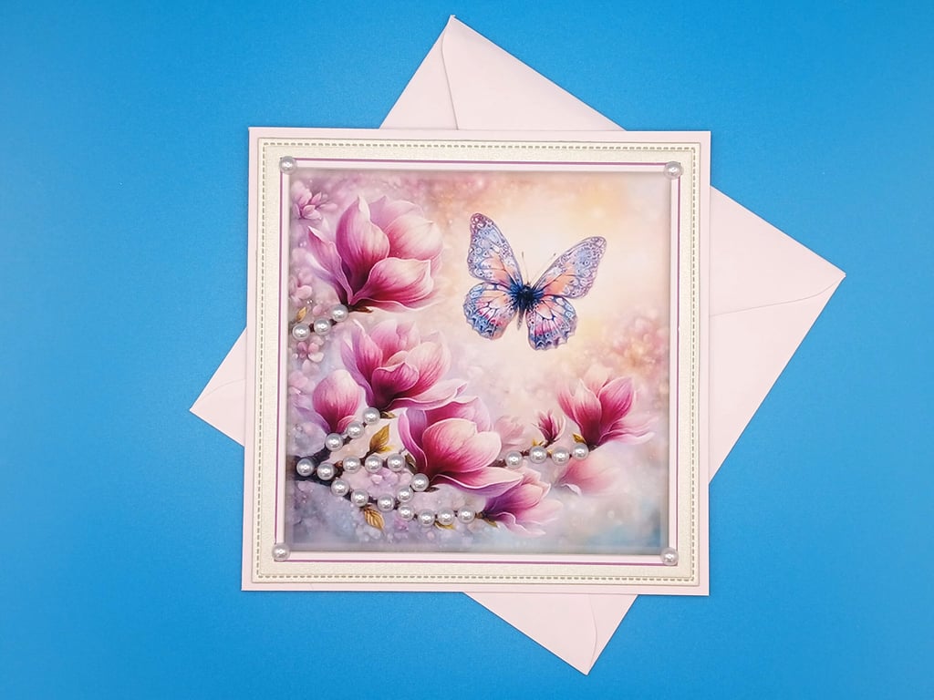 Female Birthday Card, Handmade, 