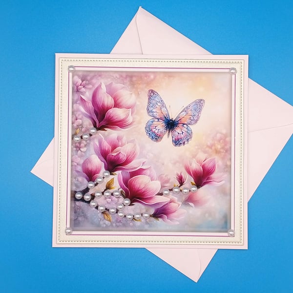 Female Birthday Card, Handmade, 