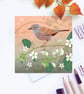 British Birds Autumn Collection - pack of four cards - Image 3