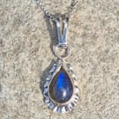 Sterling silver and labradorite necklace 