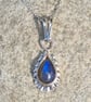 Sterling silver and labradorite necklace  - Image 1