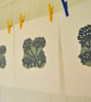 Wild Parsnip - Original Handmade Lino Print - Image 3