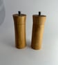 Salt and Pepper Grinders in Cherry hardwood. - Image 1
