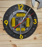 Handmade Clutch Plate Wall Clock - Recycled Automotive Clock - Mechanic Gift - G - Image 5