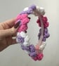Flower Headband Shabby Chic and Boho Hippy