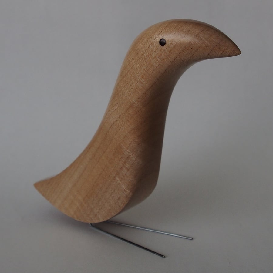 Carved Sycamore (European Maple) Bird - made to order in 4 sizes