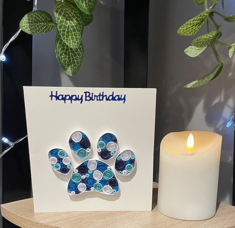 Stunning Handmade Quilled Card