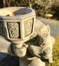 The Watcher (candle holder) Stone Garden Ornament - Image 2