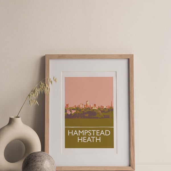 Hampstead Heath, London Giclee Travel Print