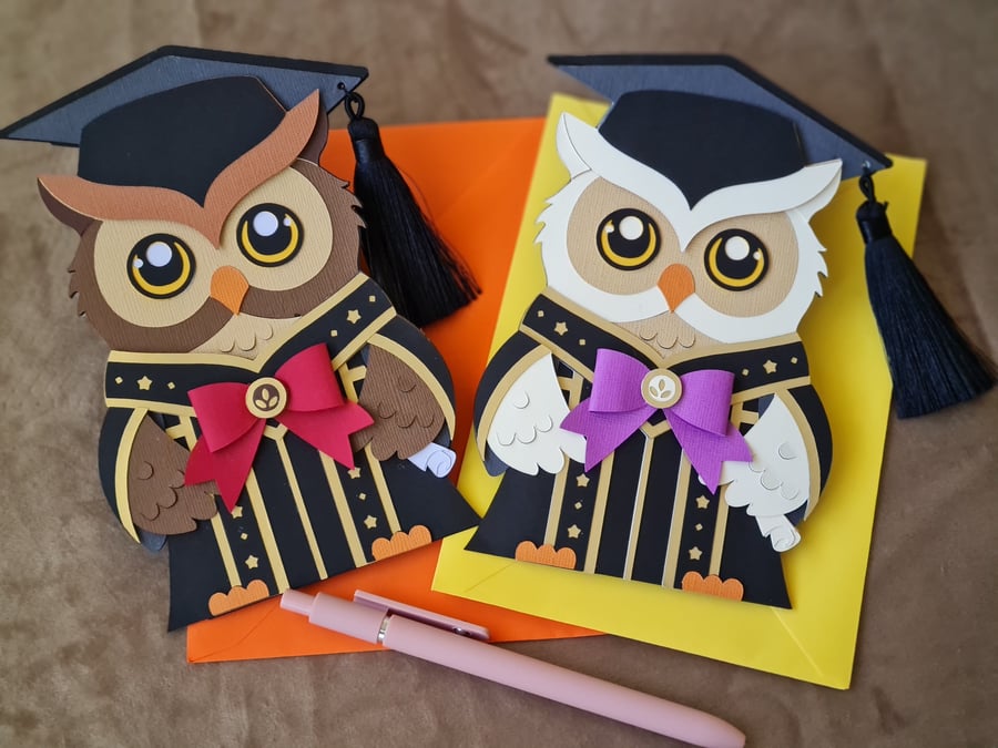 Wise Owl Graduation Card