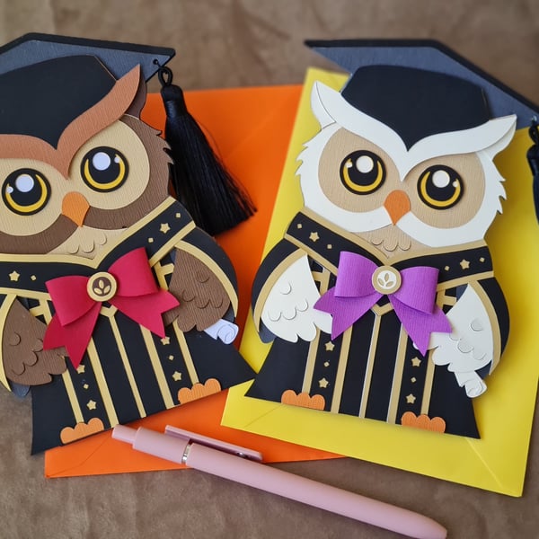 Wise Owl Graduation Card