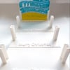 Pre-order Merry Christmas 4 full fuse glass display stands for 10cm panel, 102mm